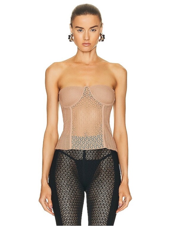 KHAITE Tops - Khaite Lori knit bustier